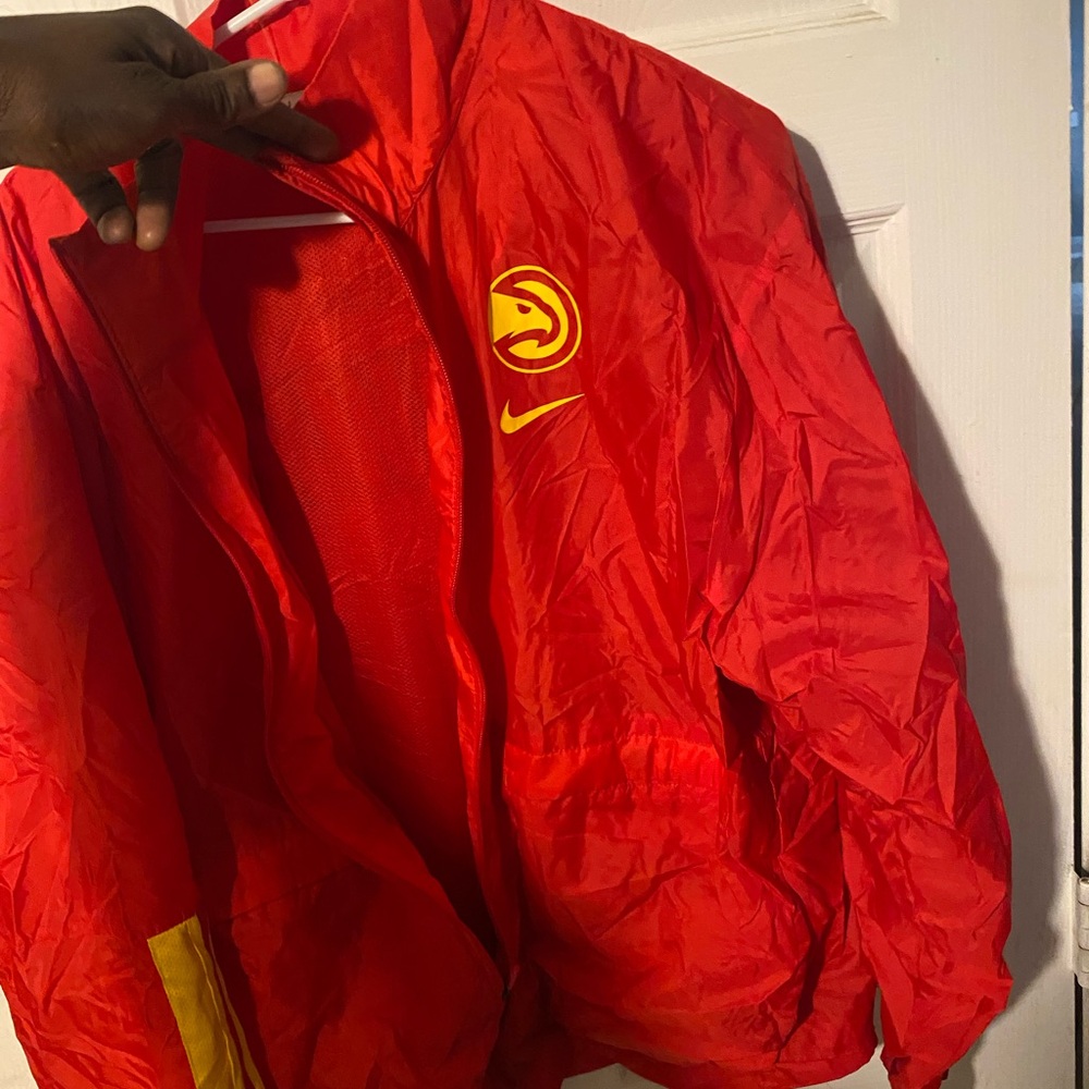 Nike Red Jacket with Yellow Details